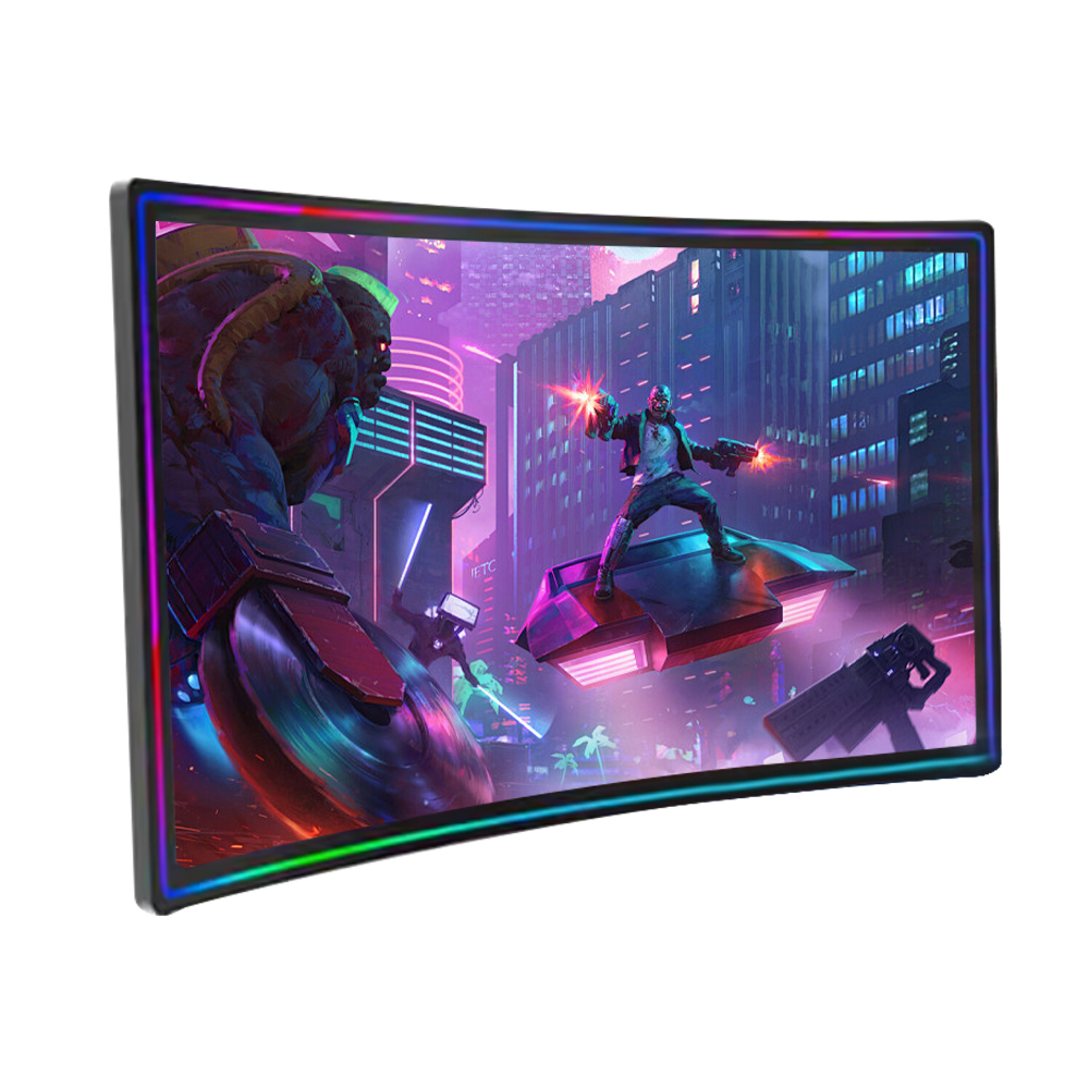 Durable Monitor 43 Inch Curved 4k 120hz Gaming Monitors Lcd Display Monitors High brightness gaming Screen support 10 point