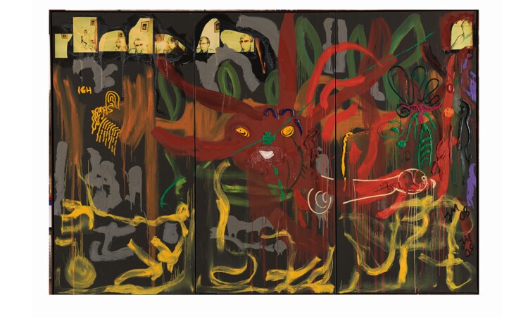 Painting from Jonathan Meese