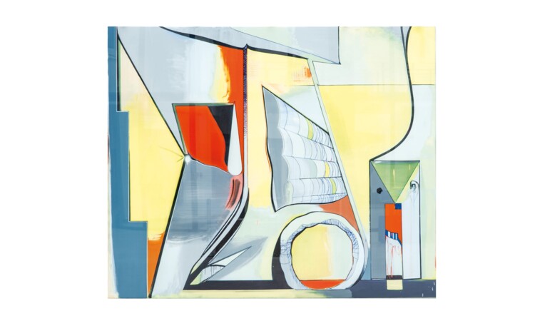 Painting from Thomas Scheibitz